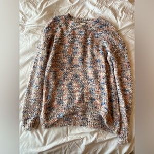 Fuzzy Cotton Candy Colored Sweater